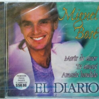 CD MIGUEL BOSÉ EL DIARIO 12 TEMAS MEXICO SEALED WWW.AQUITIENESLOQUEBUSCAS.COM