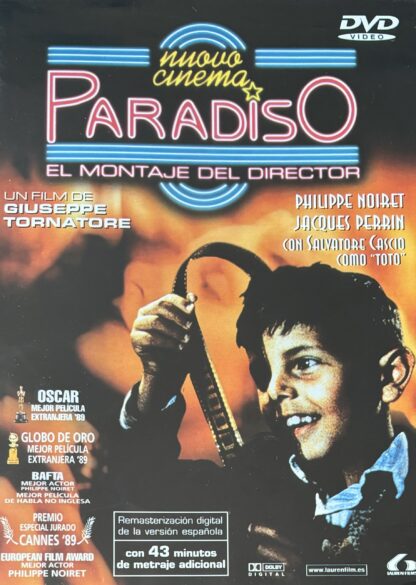 DVD PARADISO EL MONTAJE DEL DIRECTOR GIUSEPPE TORNATORE AQUITIENESLOQUEBUSCAS.COM