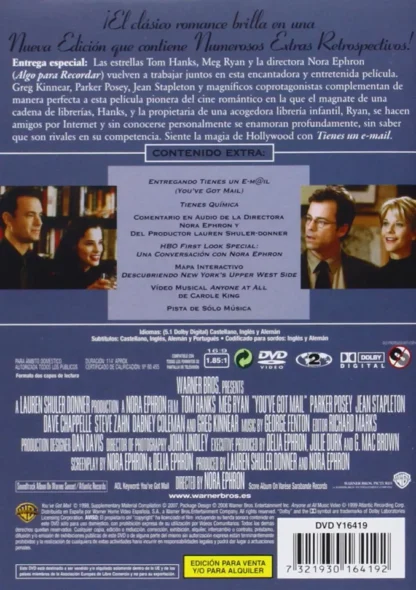 DVD EDICIÓN DE LUJO TIENES UN EMAIL SEALED WWW.AQUITIENESLOQUEBUSCAS.COM ALMERIA - Imagen 2