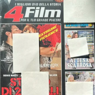 DVD MARIO SALIERI GOLD MOVIES BEST SELLER 4 FILM STTESA SCABROSA L OCCHIO SEALED