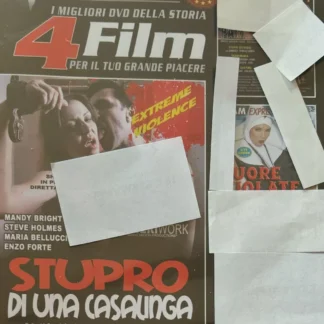 DVD MARIO SALIERI GOLD MOVIES BEST SELLER 4 FILM STUPRO DI UNA CASAUNGA SUORE VIOLATE SEALED