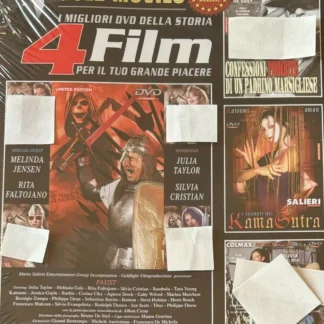 DVD MARIO SALIERI GOLD MOVIES BEST SELLER 4FILM FAUST LA NAVE DELLA PAURA SEALED