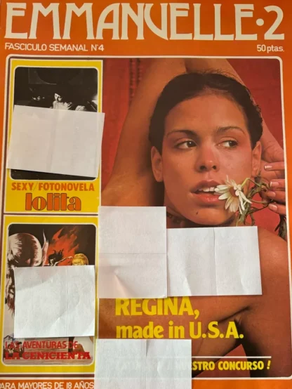 REVISTA EMMANUELLE 2 FASCICULO SEMANAL Nº4 SEXY FOTONOVELA LOLITA CENICIENTA