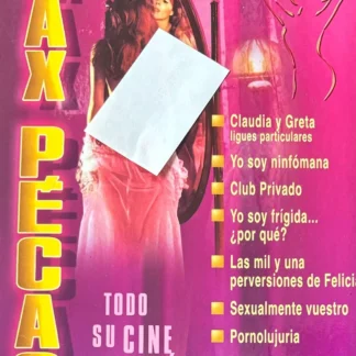 DVD MAX PÉCAS 7 PELÍCULAS 4 DVDS CLAUDIA Y GRETA LIGUES PARTICULARES LAS MIL Y UNA PERVERSIONES