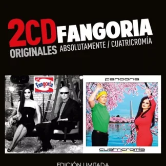 CD FANGORIA ABSOLUTAMENTE CUATRICROMÍA 2 ALBUMS SEALED AQUITIENESLOQUEBUSCAS.COM