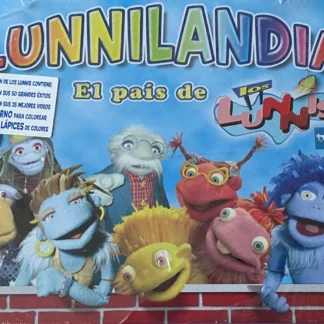 MALETÍN LUNNILANDIA EL PAIS DE LOS LUNNIS 2 CDS + DVD + CUADERNO + CAJA LÁPICES SEALED AQUITIENESLOQUEBUSCAS.COM