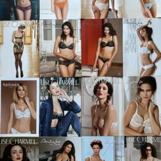 16 REVISTAS DE MARCA FRANCESA DE LENCERIA DE LUJO DE LISE CHARMEL AQUITIENESLOQUEBUSCAS.COM