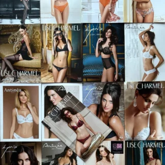 17 REVISTAS DE MARCA FRANCESA DE LENCERIA DE LUJO DE LISE CHARMEL AQUITIENESLOQUEBUSCAS.COM
