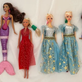 8 MUÑECAS BARBIE SIRENA MONSTER Y OTRAS CON SUS ROPAS DE FIESTA & FASHION AQUITIENESLOQUEBUSCAS.COM SPAIN
