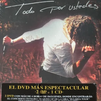 CD + 2 DVDS DAVID BISBAL TODO POR USTEDES EDICIÓN DE LUJO SEALED AQUITIENESLOQUEBUSCAS.COM