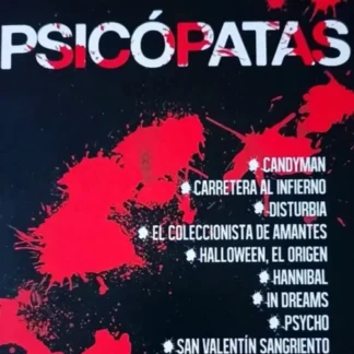 PACK CON 10 DVDS COLECCIÓN CINE DE TERROR PSICÓPATAS 10 PELICULAS DVD AQUITIENESLOQUEBUSCAS.COM SPAIN