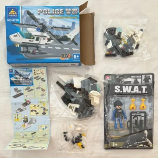 HELICOPTERO DE POLICIA CONSTRUIRLO & S.W.A.T SERIES SPECIAL WEAPONS AND TACTICS AQUITIENESLOQUEBUSCAS.COM