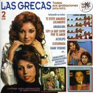 CD LAS GRECAS TODAS SUS GRABACIONES (1974-1977) SEALED AQUITIENESLOQUEBUSCAS.COM