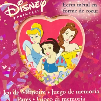 JUEGO DE MEMORIA DISNEY PRINCESS CARTAMUNDI 48 CARTAS FORMA DE CORAZÓN SEALED AQUITIENESLOQUEBUSCAS.COM