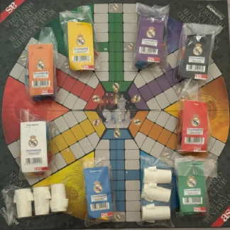 JUEGO DE MESA PARCHIS REAL MADRID AS NUEVO A ESTRENAR NEW AQUITIENESLOQUEBUSCAS.COM