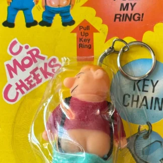 C MOR CHEEKS LLAVERO VINTAGE PERSONAJE PVC DURO TIRAS ARGOLLA Y BAJA PANTALÓN AQUITIENESLOQUEBUSCAS.COM