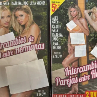 DVD INTERCAMBIO DE PAREJAS ENTRE HERMANAS EDICIÓN ESPECIAL 2 DVDS JESSA RHODES SEALED AQUITIENESLOQUEBUSCAS.COM
