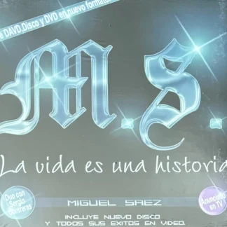 CD + DVD MIGUEL SAEZ LA VIDA ES UNA HISTORIA SEALED AQUITIENESLOQUEBUSCAS.COM