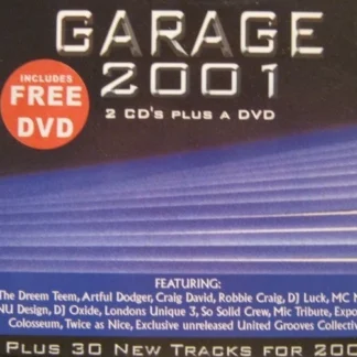 CD GARAJE 2001 CON 2 CDS + DVD SEALED WWW.AQUITIENESLOQUEBUSCAS.COM SPAIN
