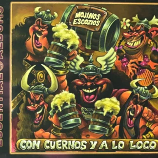 CD MOJINOS ESCOZIOS CON CUERNOS Y A LO LOCO 18 TEMAS AQUITIENESLOQUEBUSCAS.COM