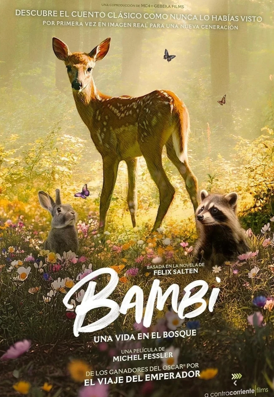 DVD BAMBI UNA VIDA EN EL BOSQUE MICHEL FESSLER SEALED AQUITIENESLOQUEBUSCAS.COM