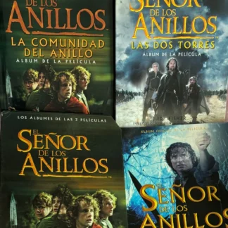 PACK 3 LIBROS DE EL SEÑOR DE LOS ANILLOS LOS ALBUMES DE LAS 3 PELICULAS MINOTAURO AQUITIENESLOQUEBUSCAS.COM