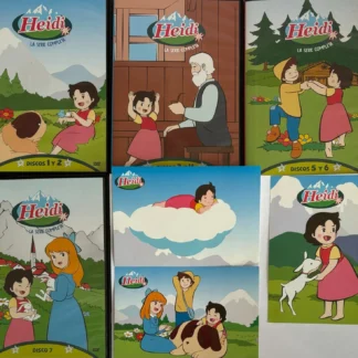 SERIE COMPLETA DVD HEIDI 7 DVDS + 3 POSTALES WWW.AQUITIENESLOQUEBUSCAS.COM SPAIN