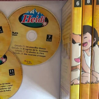 SERIE DVD HEIDI CON 8 DVDS CON 4 6 7 8 9 10 11 12 WWW. AQUITIENESLOQUEBUSCAS.COM