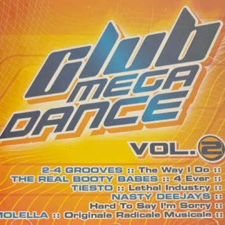 CD CLUB MEGA DANCE VOL 2 TIESTO MOLELLA 20 TEMAS SEALED AQUITIENESLOQUEBUSCAS.COM