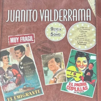 CD JUANITO VALDERRAMA MALETIN COLECCIÓN 9 CDS + 5 DVDS ( 7 SEALEDS ) AQUITIENESLOQUEBUSCAS.COM