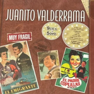 CD JUANITO VALDERRAMA MALETIN COLECCIÓN 9 CDS + 5 DVDS ( 13 SEALEDS ) AQUITIENESLOQUEBUSCAS.COM