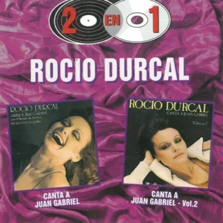CD ROCIO DURCAL CANTA A JUAN GABRIEL VOL 1 VOL. 2 WWW.AQUITIENESLOQUEBUSCAS.COM
