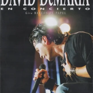 CD + DVD DAVID DEMARIA EN CONCIERTO BARCOS DE PAPEL SEALED AQUITIENESLOQUEBUSCAS.COM