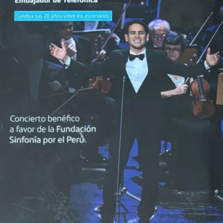 DVD JUAN DIEGO FLÓREZ CONCIERTO BENÉFICO A FAVOR FUNDACIÓN SINFONÍA POR EL PERÚ SEALED AQUITIENESLOQUEBUSCAS.COM