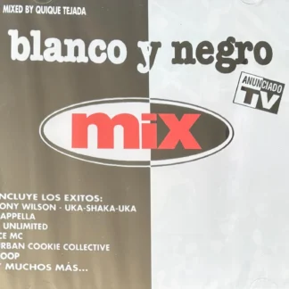 CD BLANCO Y NEGRO MIX MIXED BY QUIQUE TEJADA 2 CDS SEALED AQUITIENESLOQUEBUSCAS.COM