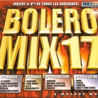 CD BOLERO MIX 17 CON 4 CDS HOUSE DANCE PROGRESSIVE SEALED AQUITIENESLOQUEBUSCAS.COM