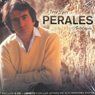 CD JOSE LUIS PERALES ANTOLOGÍA 4 CDS + LIBRETO DE LETRAS DE SUS GRANDES ÉXITOS SEALED AQUITIENESLOQUEBUSCAS.COM