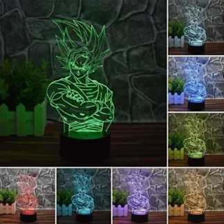 LAMPARA LAMP DRAGON BALL Z SUPER SAIYAN 3D ESTÉREO NEW AQUITIENESLOQUEBUSCAS.COM SPAIN