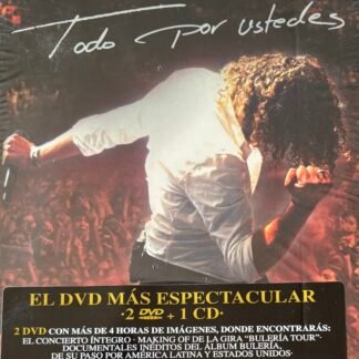 CD + 2 DVDS DAVID BISBAL TODO POR USTEDES EDICIÓN DE LUJO SEALED AQUITIENESLOQUEBUSCAS.COM